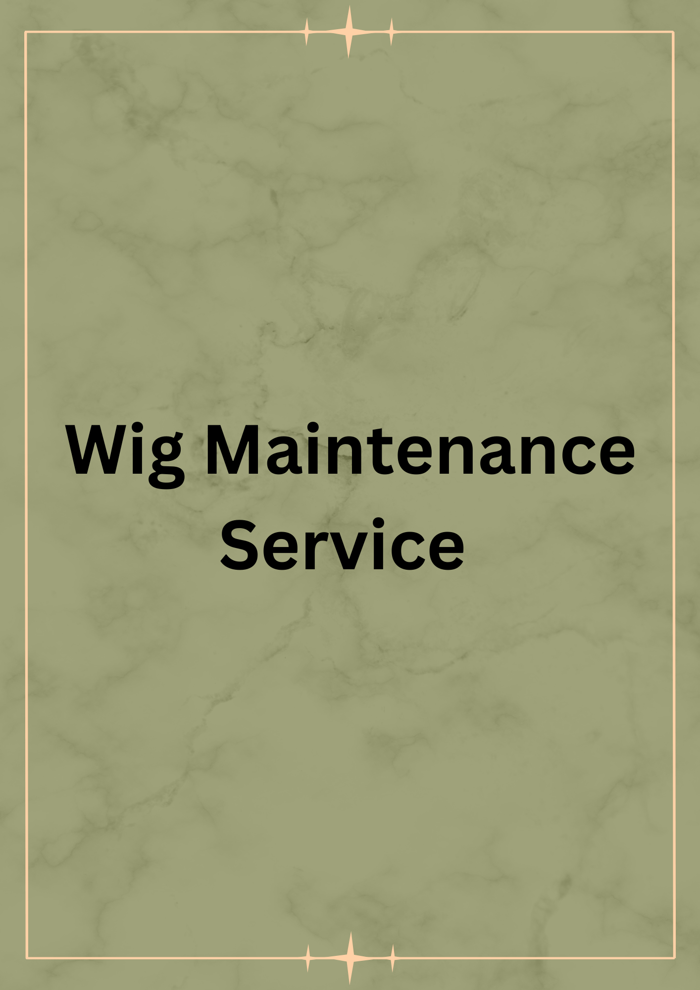 Wig Maintenance Service